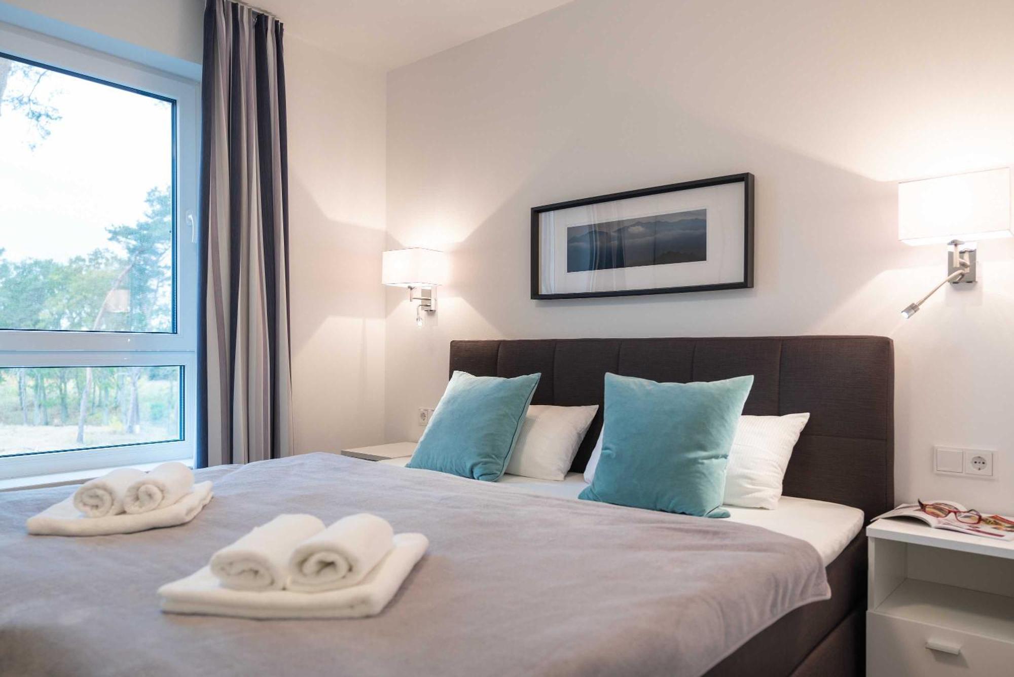 Appartement "Diamant" Mit Penthouseflair - Oase Am Haff Garz  Ruang foto
